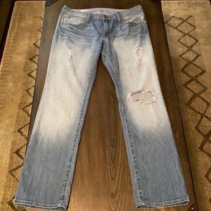 Gap 1969 Easy Straight Distressed Jeans, 31/12